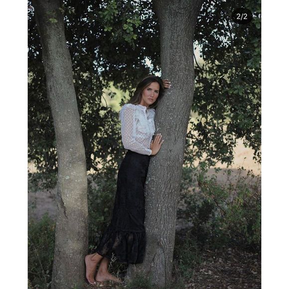 Sandra Mansour x H&M Top Blouse Tulle S NWT - Picture 4 of 6